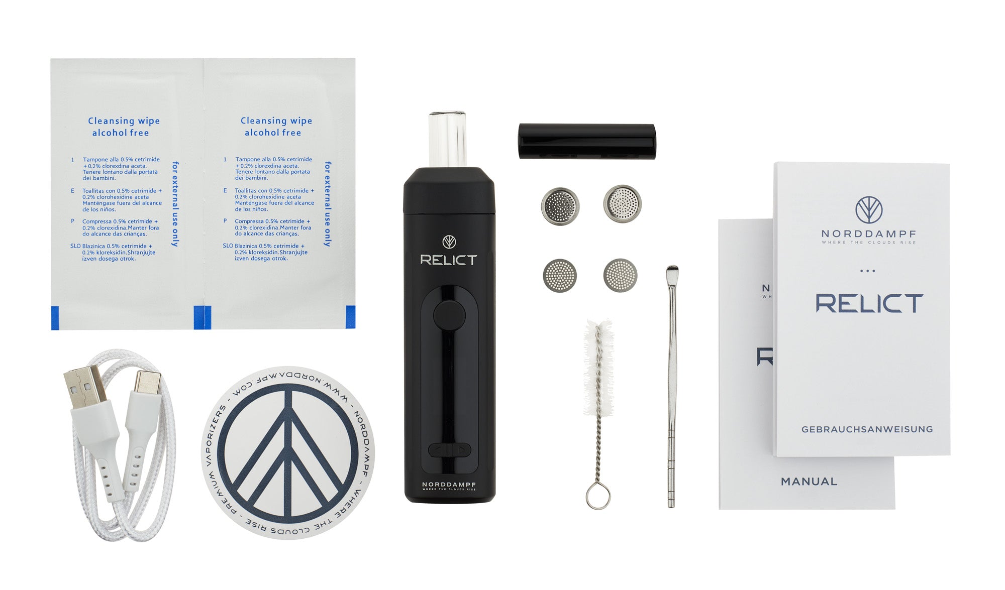 Norddampf Relict Vaporizer (Nordic Blue / Deep Black)