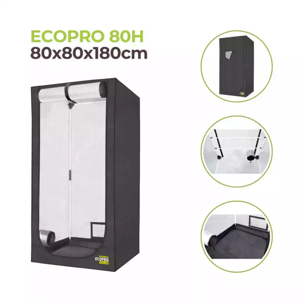 Growbox 80x80x180 cm | PROBOX ECOPRO 80H | Garden Highpro