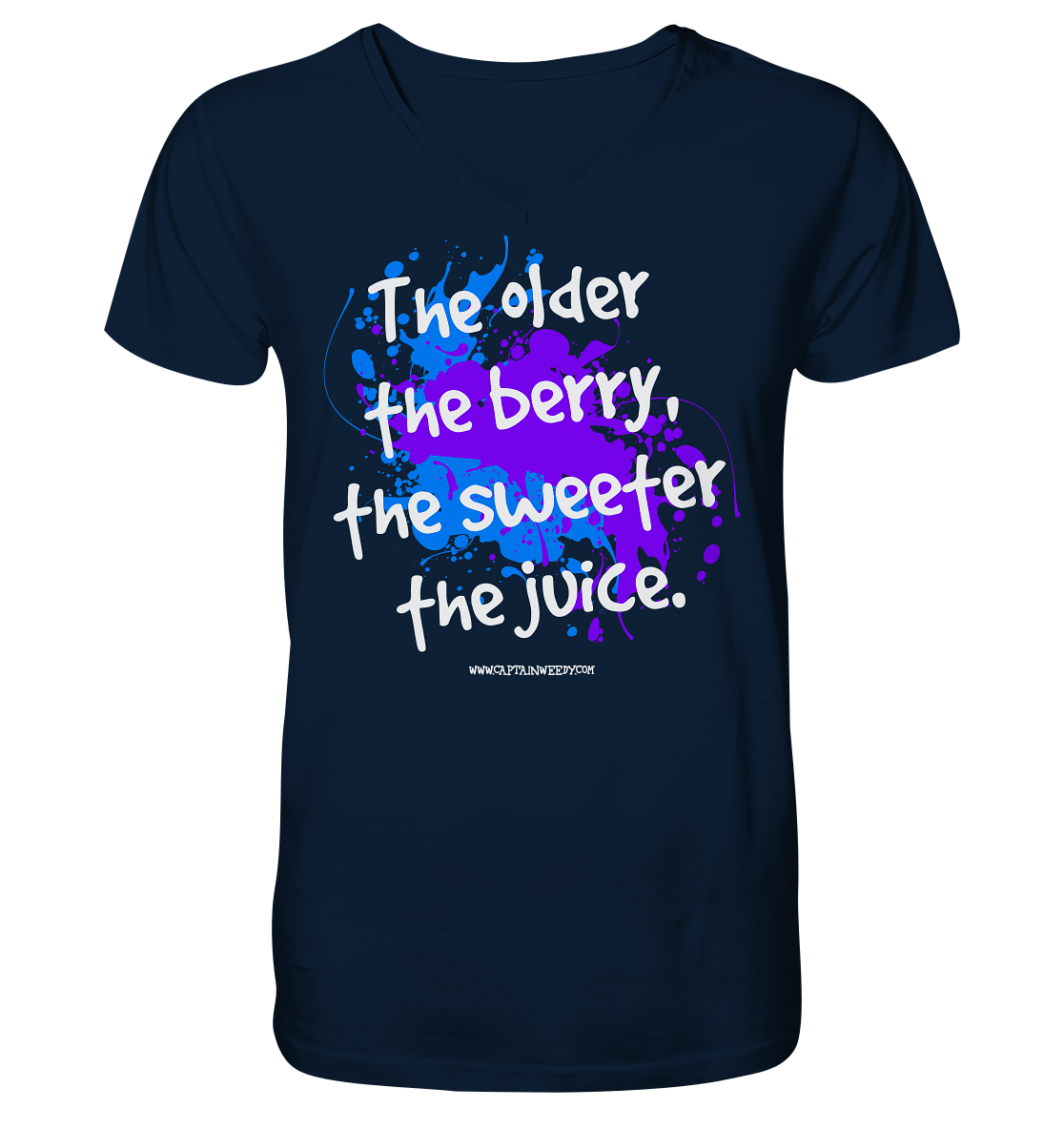 Old Berrys, Sweet Juice - Mens Organic V-Neck Shirt