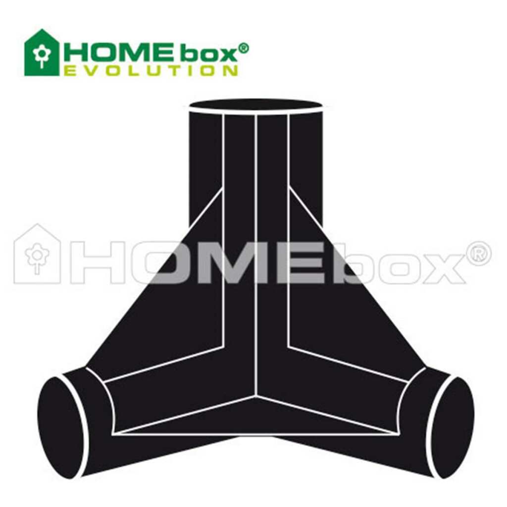 HOMEbox 3-Wege-Verbinder - Ersatzteil 4 Stück Ø 22mm