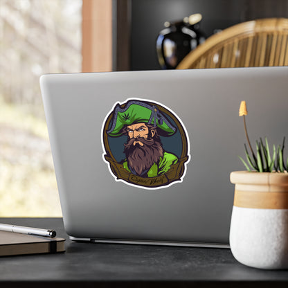 Captain Weedy Vinyl Kiss-Cut Sticker