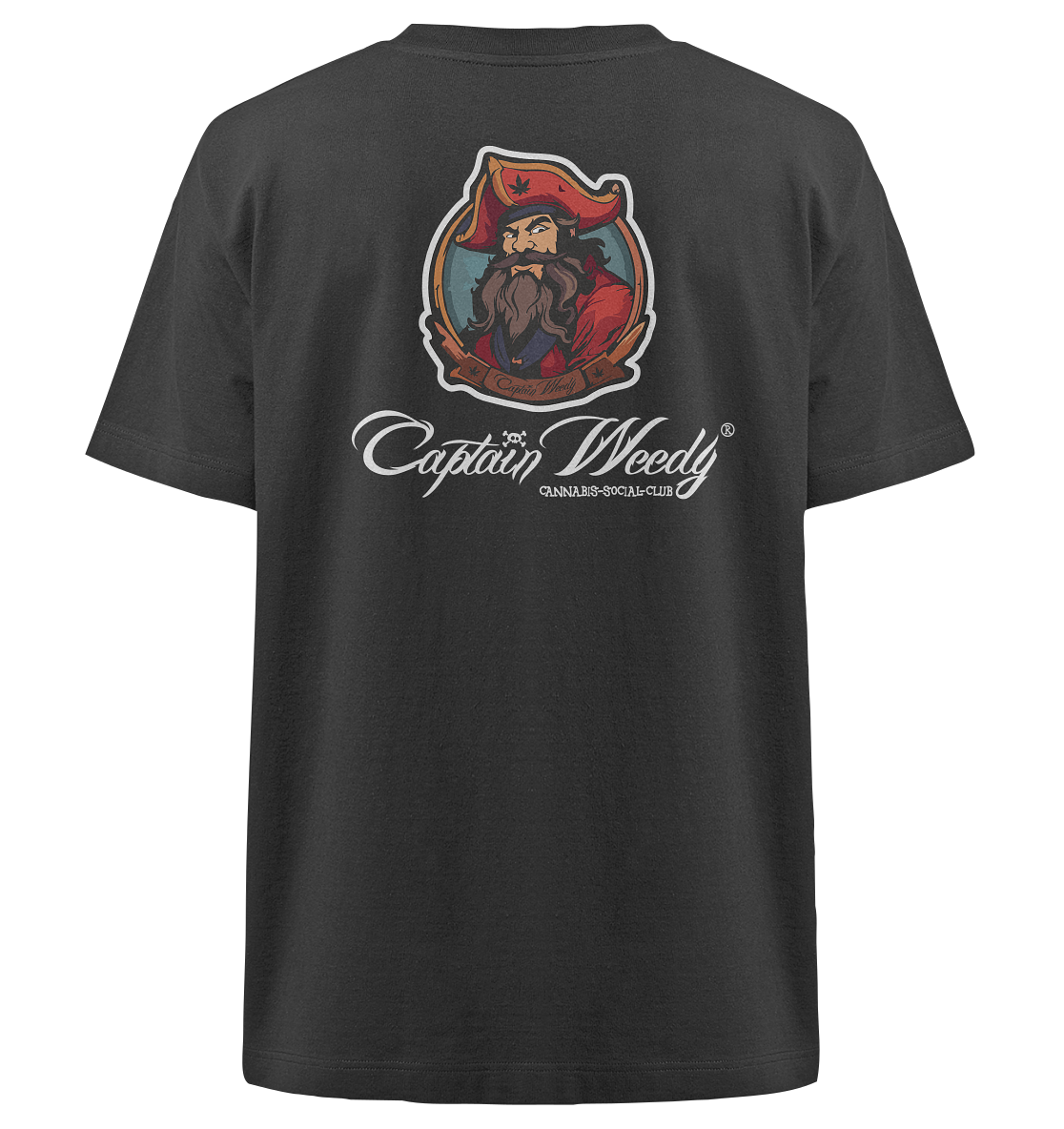 Captain Weedy Landratte - Heavy Oversized Organic Shirt