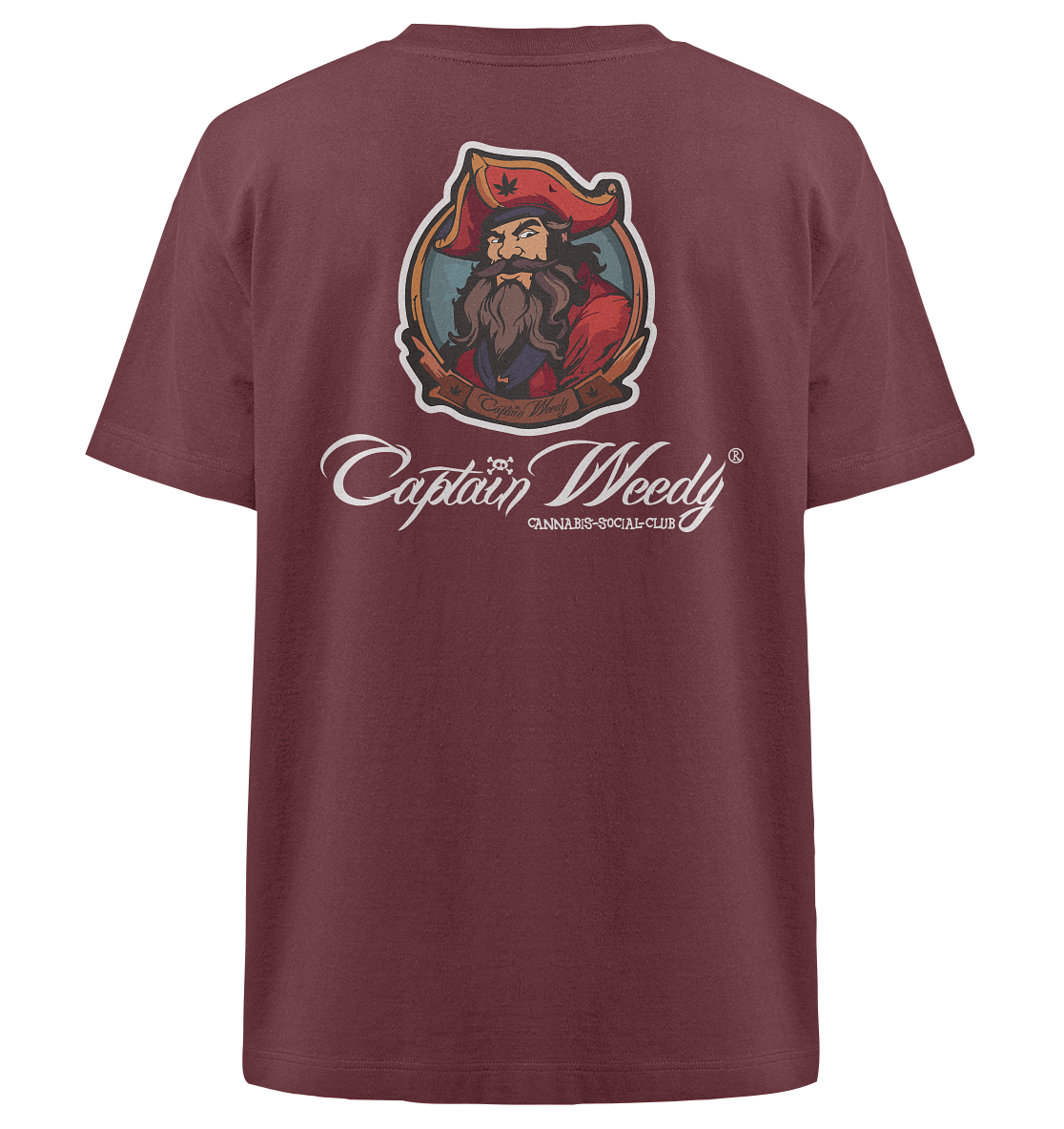 Captain Weedy - Organic Growing - Heavy Oversized Organic Shirt