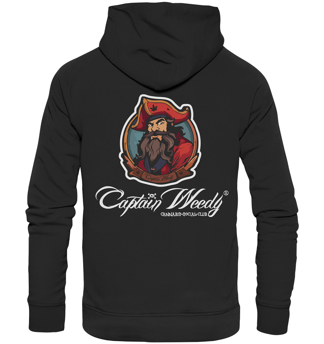 Captain Weedy - Organic Growing - Organic Fashion Hoodie