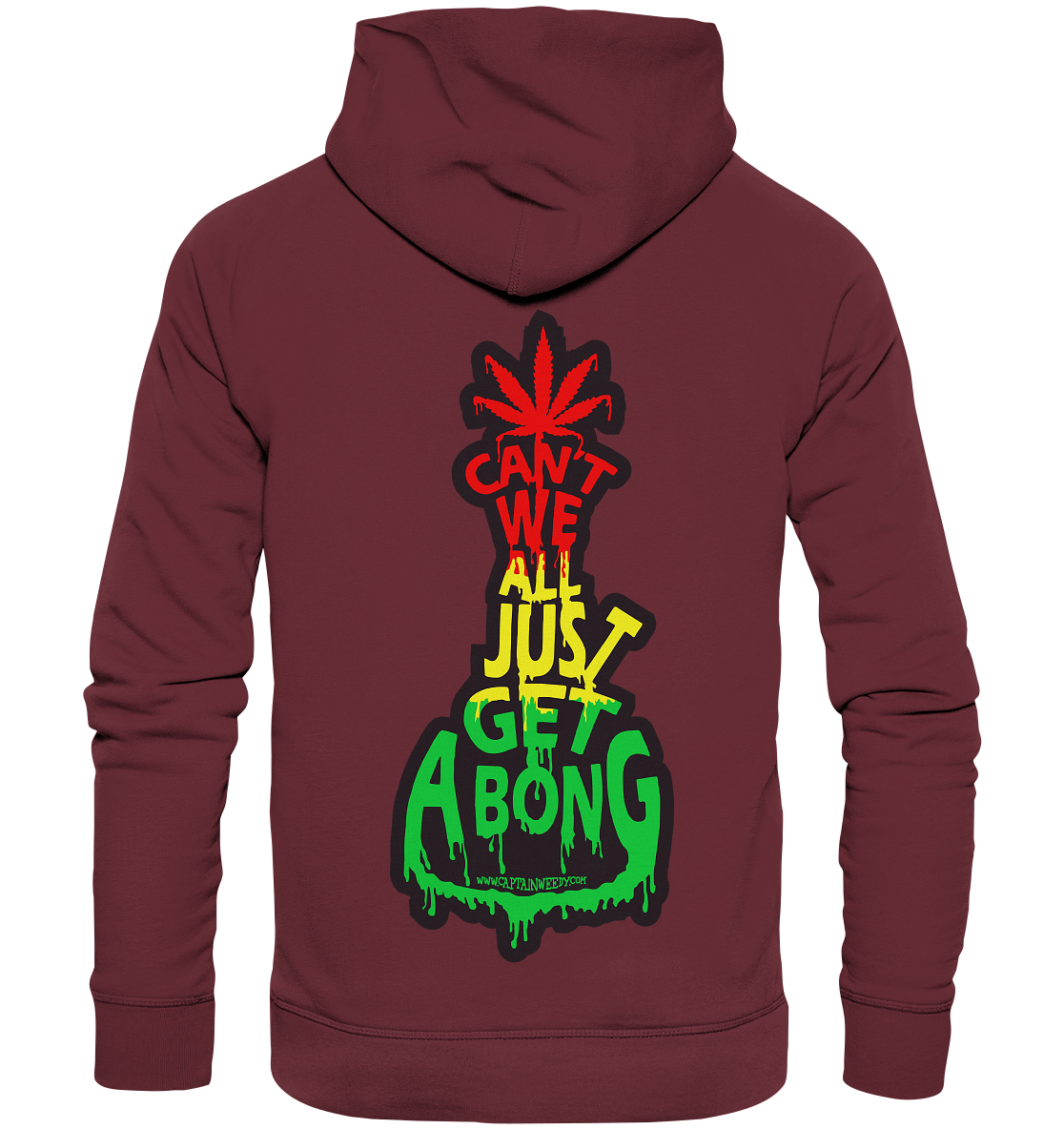 Captain Weedy - Can´t we??? - Organic Fashion Hoodie