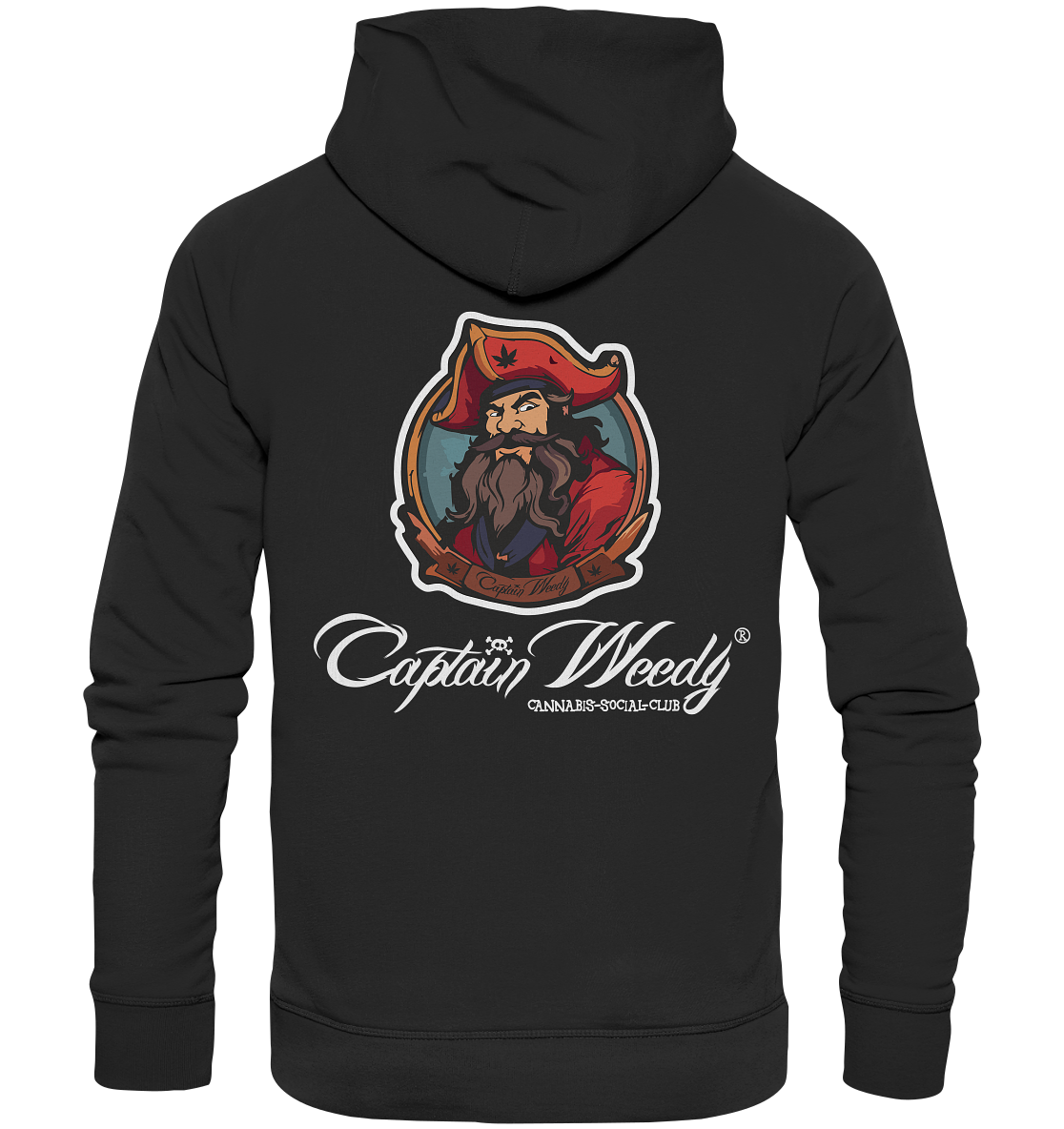 Captain Weedy Freibeuter - Organic Hoodie