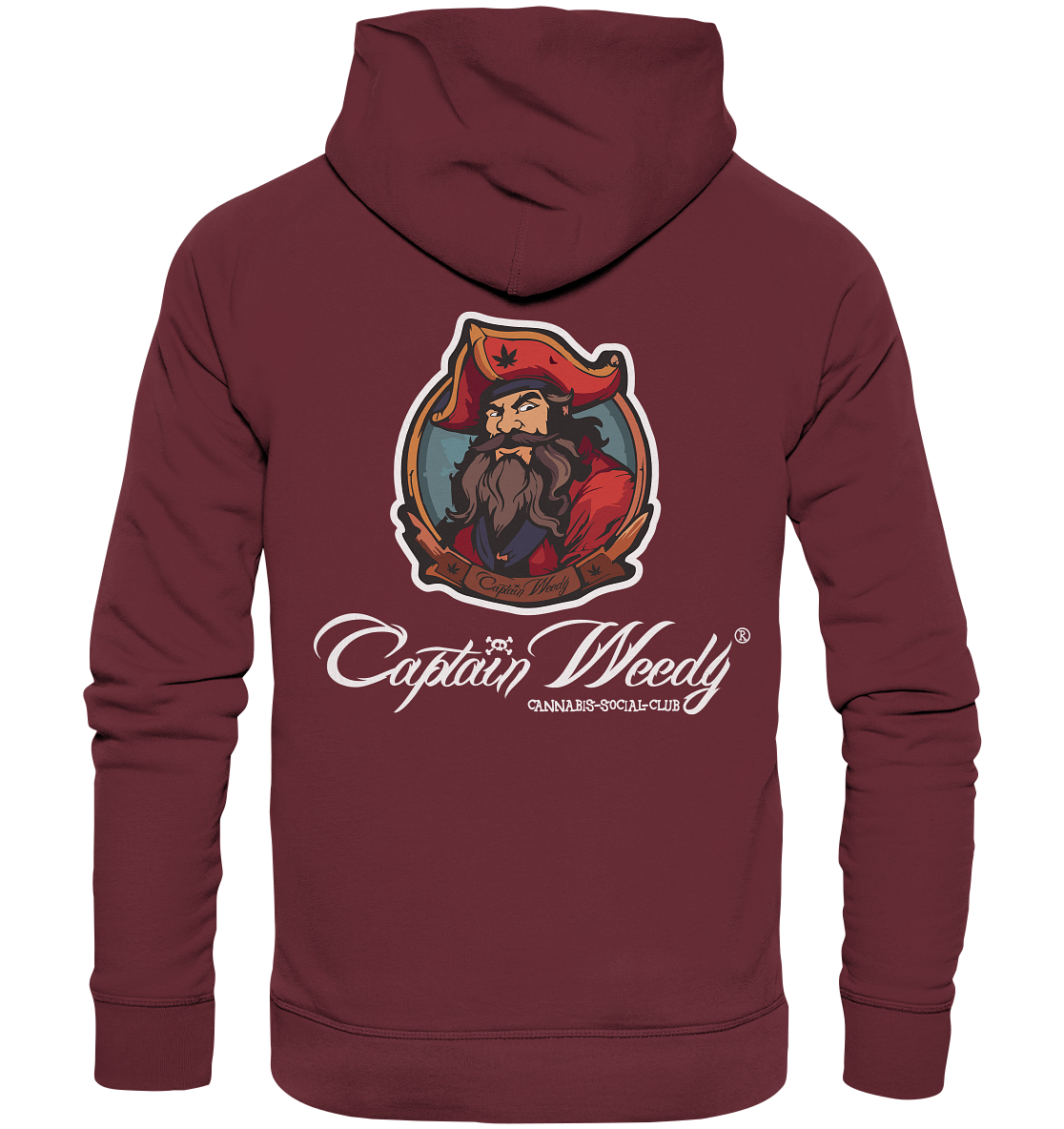 Captain Weedy Freibeuter - Organic Hoodie