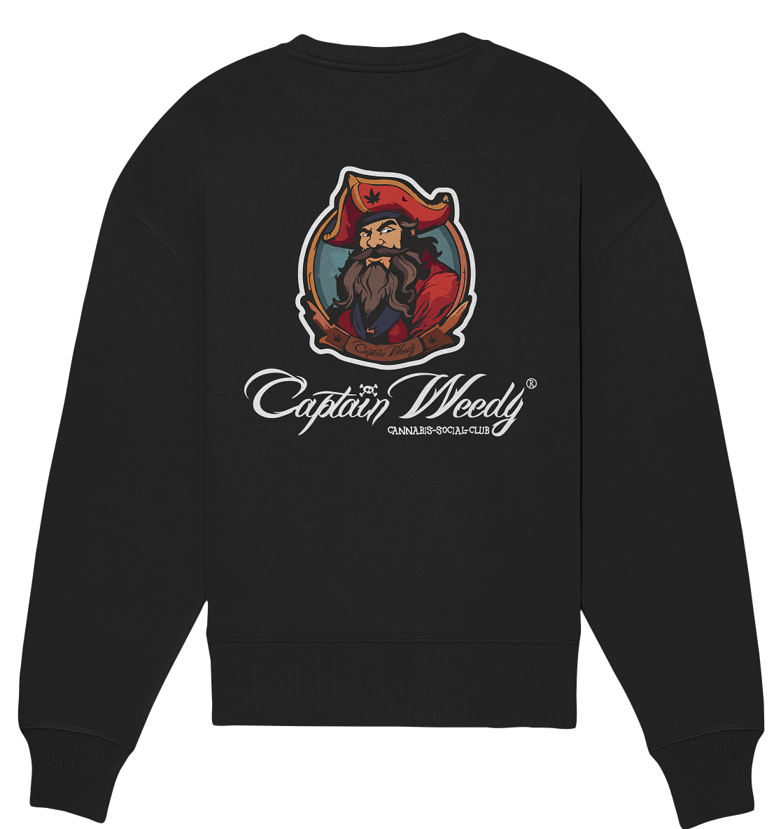 Captain Weedy Landratte - Organic Oversize Sweatshirt