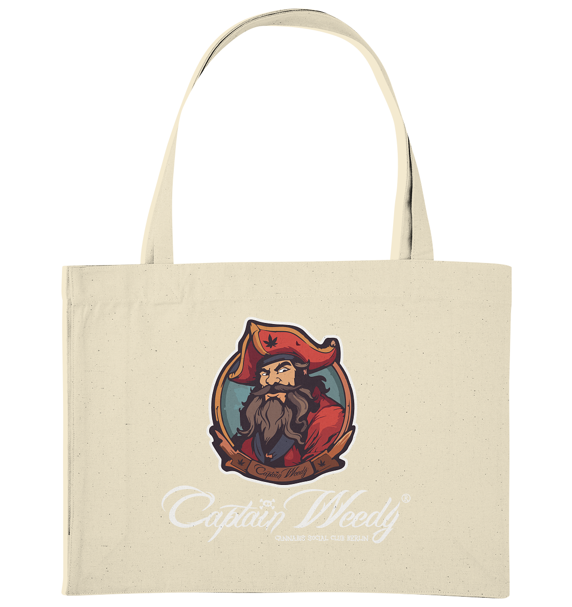 Captain Weedy CSC Berlin - Crew Member - Organic Shopping-Bag