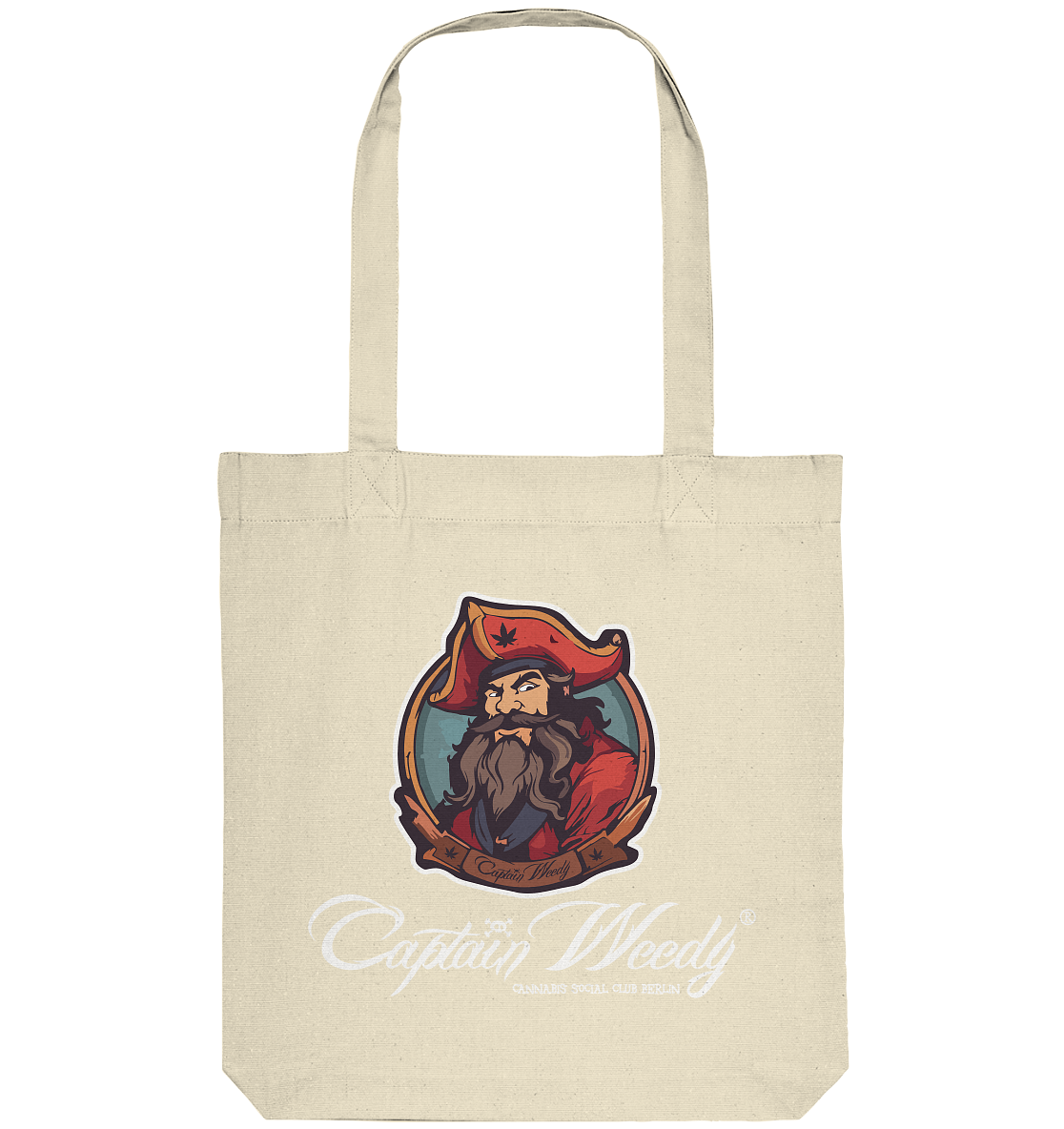 Captain Weedy CSC Berlin - Crew Member - Organic Tote-Bag