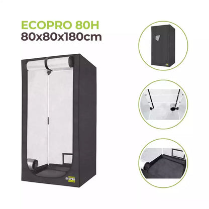 Growbox 80x80x180 cm | PROBOX ECOPRO 80H | Garden Highpro