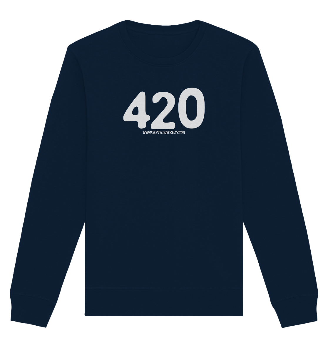 Captain Weedy 420 - Organic Basic Unisex Sweatshirt