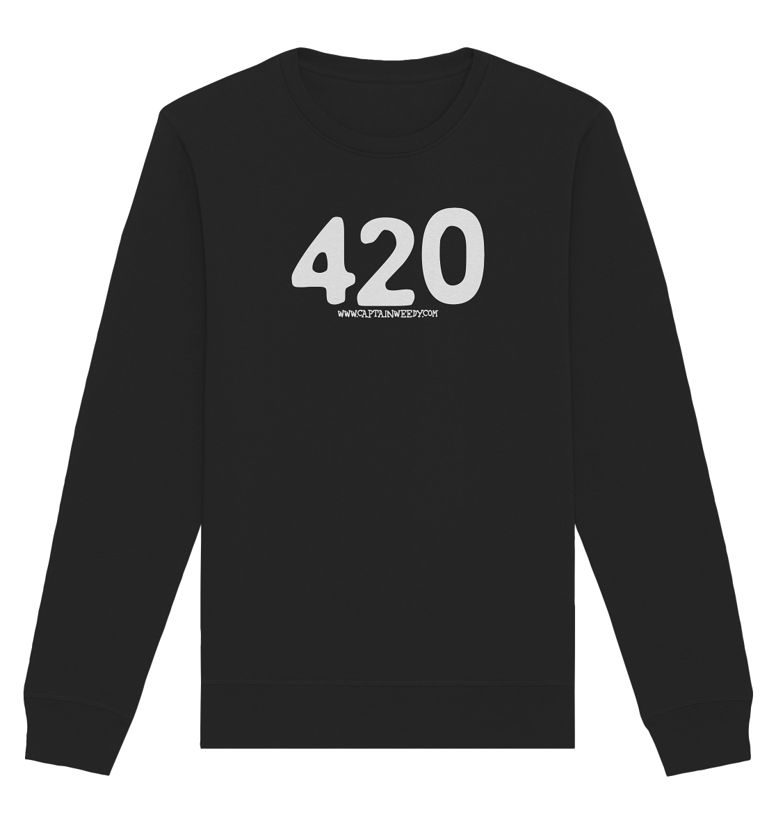 Captain Weedy 420 - Organic Basic Unisex Sweatshirt