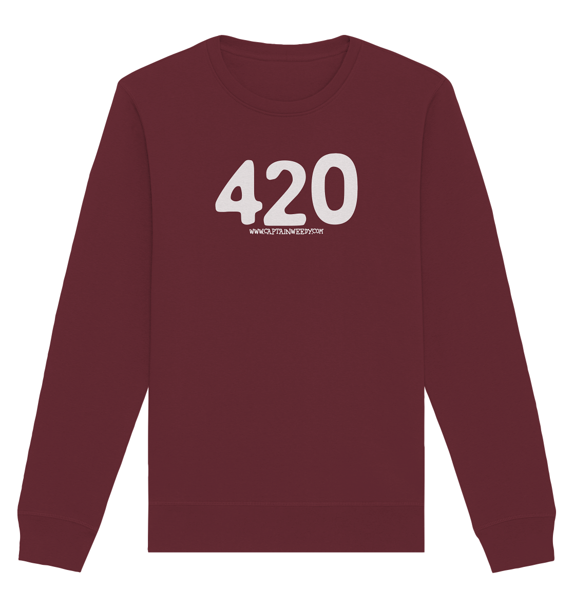 Captain Weedy 420 - Organic Basic Unisex Sweatshirt