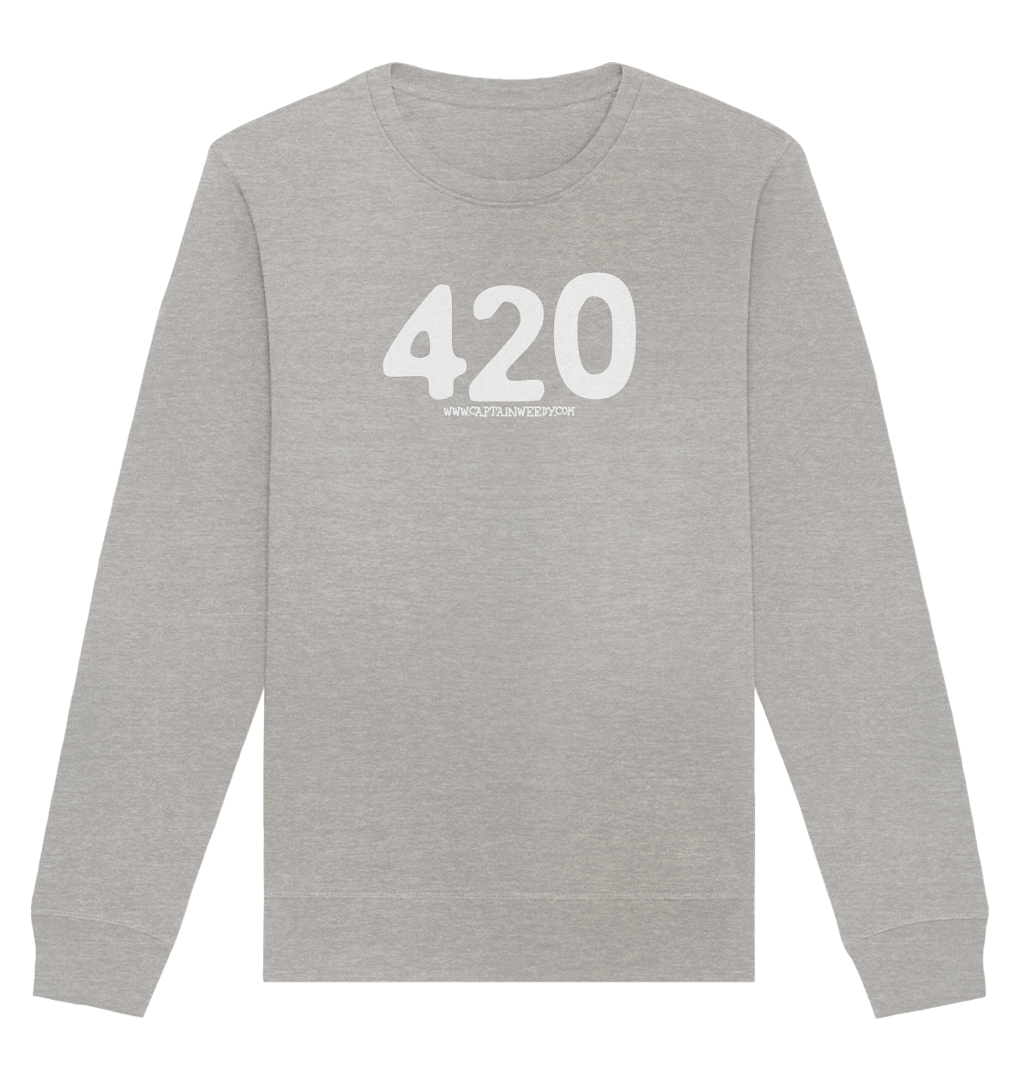 Captain Weedy 420 - Organic Basic Unisex Sweatshirt