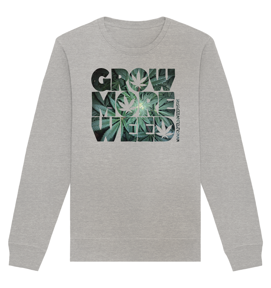 Captain Weedy GMW WPic - Organic Basic Unisex Sweatshirt