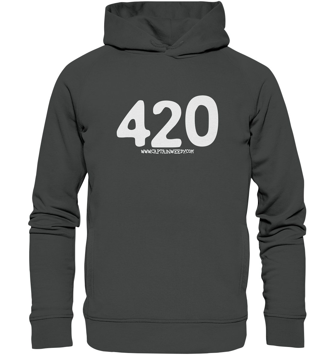 Captain Weedy 420 - Organic Fashion Hoodie