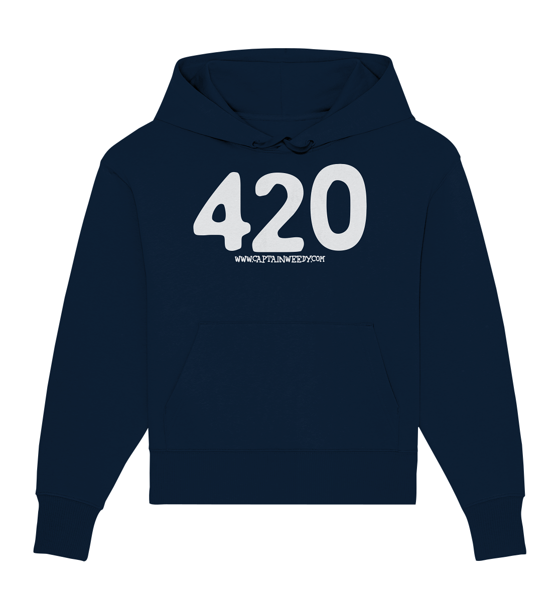 Captain Weedy 420 - Organic Oversize Hoodie