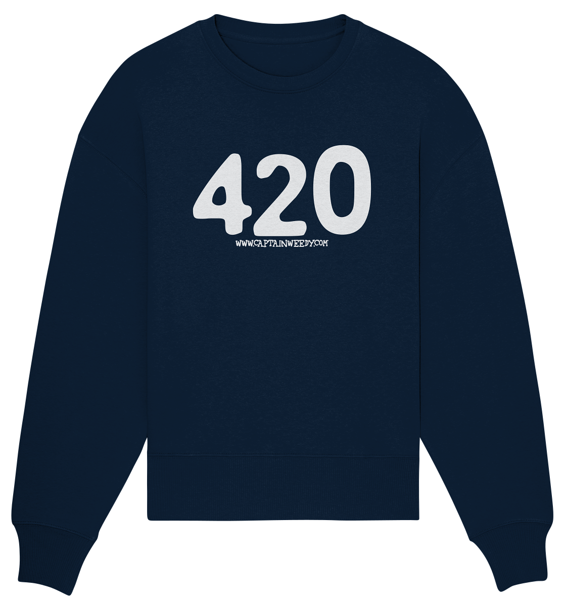 Captain Weedy 420 - Organic Oversize Sweatshirt