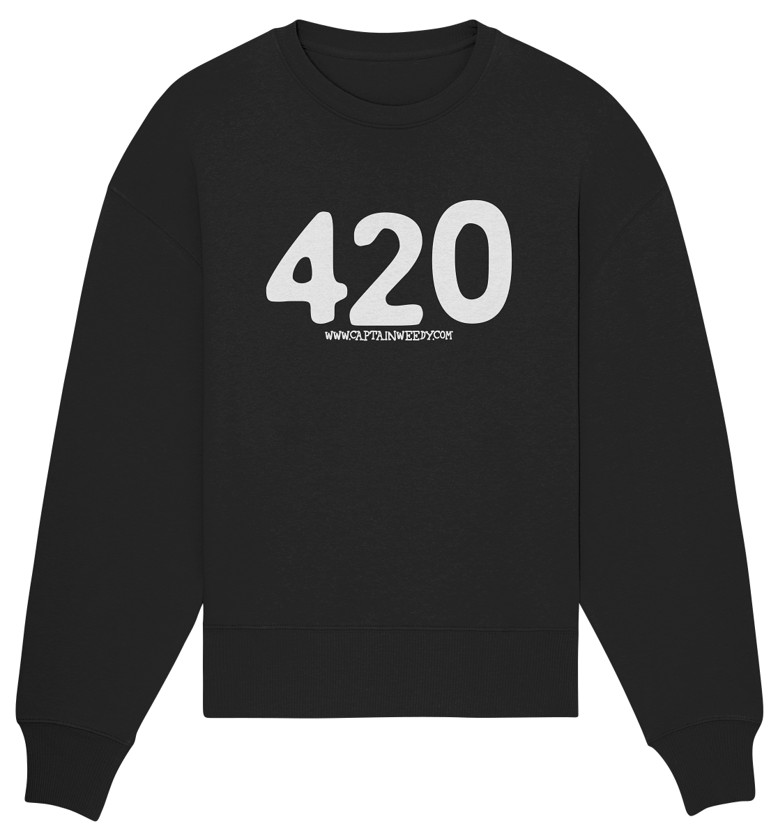 Captain Weedy 420 - Organic Oversize Sweatshirt