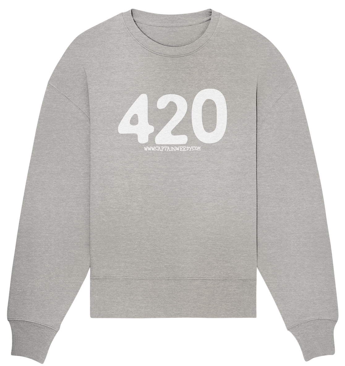 Captain Weedy 420 - Organic Oversize Sweatshirt